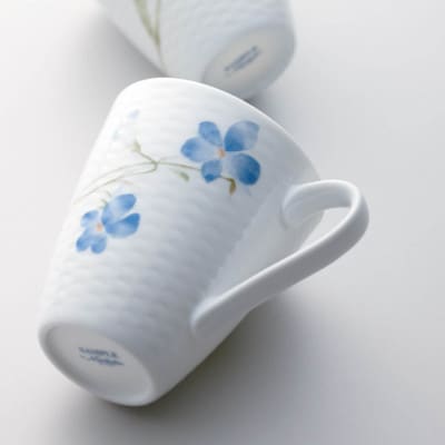 ノリタケ【あづまの路】マグカップ(たちつぼすみれ)