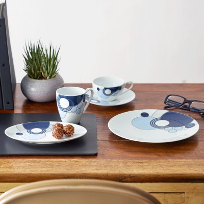 ノリタケ【フランク・ロイド・ライト インペリアルブルー】マグカップ