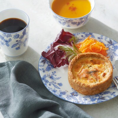 ノリタケ【ブルーソレンティーノ色線仕上げアイテム】11cmディープボウルペア