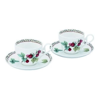 ノリタケ 【オーチャードガーデン】ティー・コーヒー碗皿ペアセット