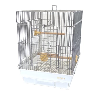 HOEIの鳥かご　小鳥用ステンレス手のりケージ　21手のりステンレス