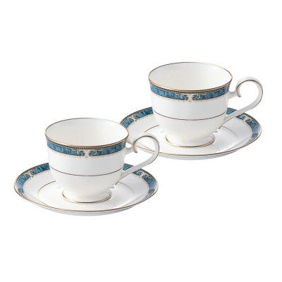 ノリタケ【エセックスコート】カップ＆ソーサーペア(高型)