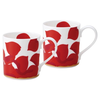 ノリタケ【ローザロッサ】マグカップペア