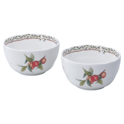 ノリタケ【オーチャードガーデン】11cmディープボウルペア
