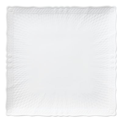 ノリタケ【シェール ブラン】27cmスクエアプレート