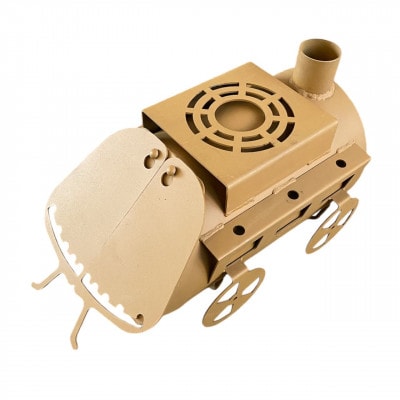 『焼却炉の鈴木工業』　薪ストーブ　D-51ロクマル　色:ベージュ