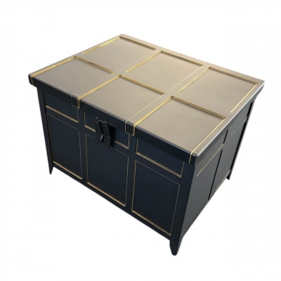 『焼却炉の鈴木工業』　鉄製　宝箱