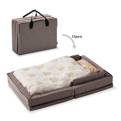 ファルスカ コンパクトベッド Free メランジブラウン