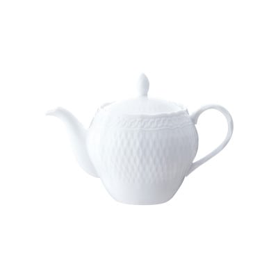 ノリタケ【シェール ブラン】ティーポット(小)(茶こし付)