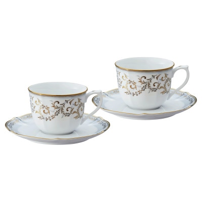ノリタケ【ソフィランス】コーヒーカップ＆ソーサーペア