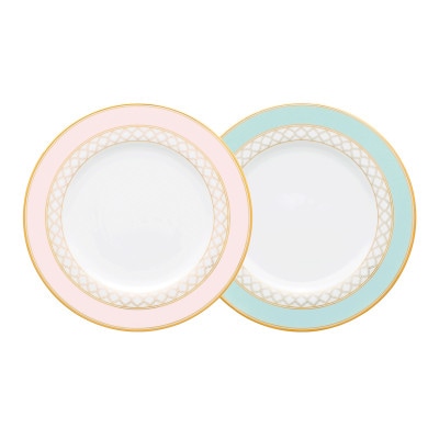 ノリタケ【エターナルパレス】21cm プレート ペア(色変り)