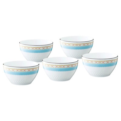 ノリタケ【ハミングブルー】11cmボウル5個セット