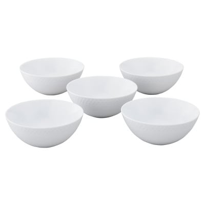 ノリタケ【リズモホワイト】14cmボウル(5個)