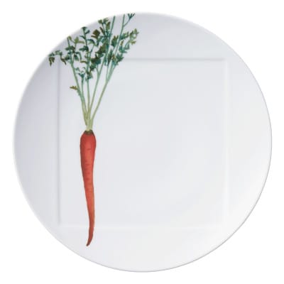 ノリタケ【京香旬彩】27cmプレート(金時人参)