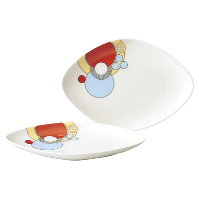 ノリタケ【フランク・ロイド・ライト インペリアル】菱形プレートペア