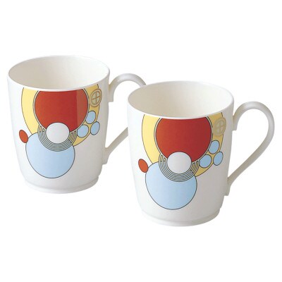 ノリタケ【フランク・ロイド・ライト インペリアル】マグカップペア