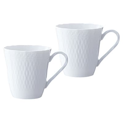 ノリタケ【シェール ブラン】マグカップペア