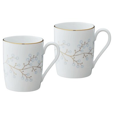 ノリタケ【ホワイトベル】マグカップペア