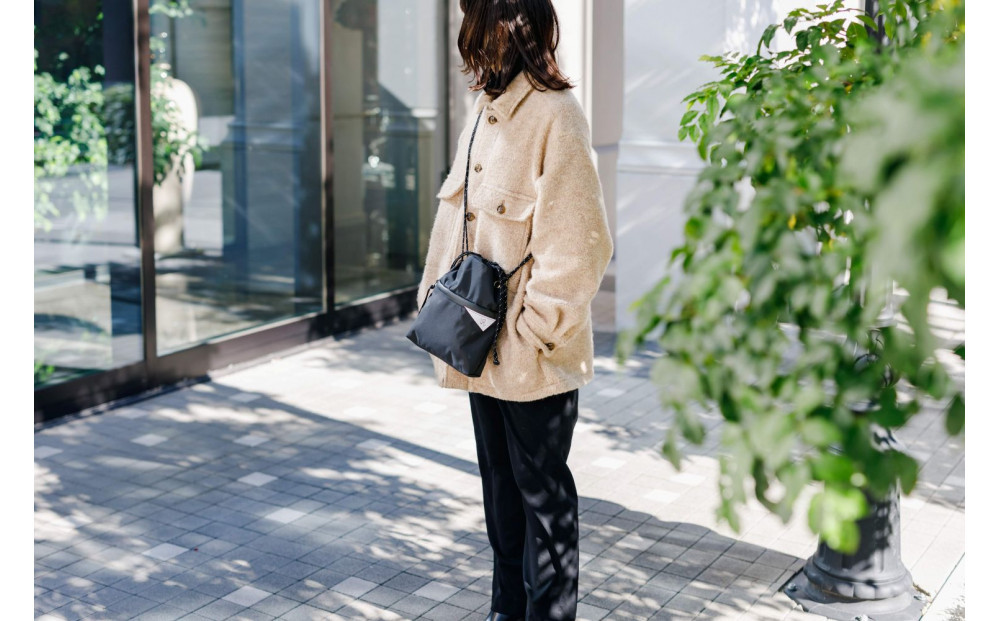 巾着型でも片手で開けれる　Enjyu 2　Super water repellent