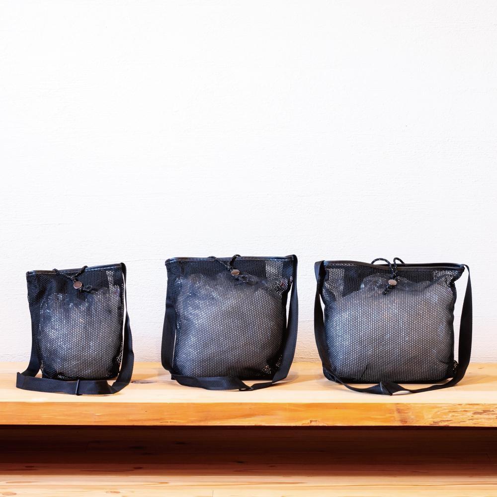 パッカブル ワンショルダーエコバッグ　NAKI 【L】Hard mesh