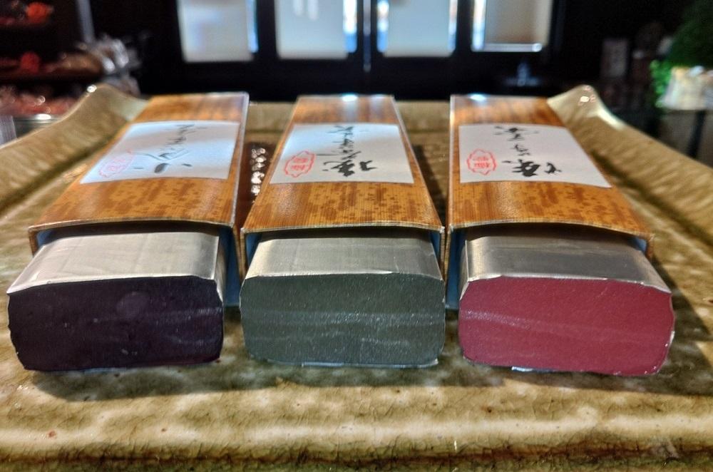 創業60年老舗和菓子店のこだわり羊羹３本（小倉・抹茶・本練り）