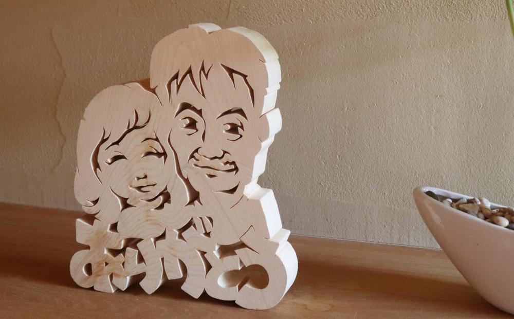 木顔絵～スタンダード［ 木顔絵 オリジナル 木製 アート 制作 おしゃれ インテリア 人気 おすすめ ギフト プレゼント 通販 送料無料 ふるさと納税 ］