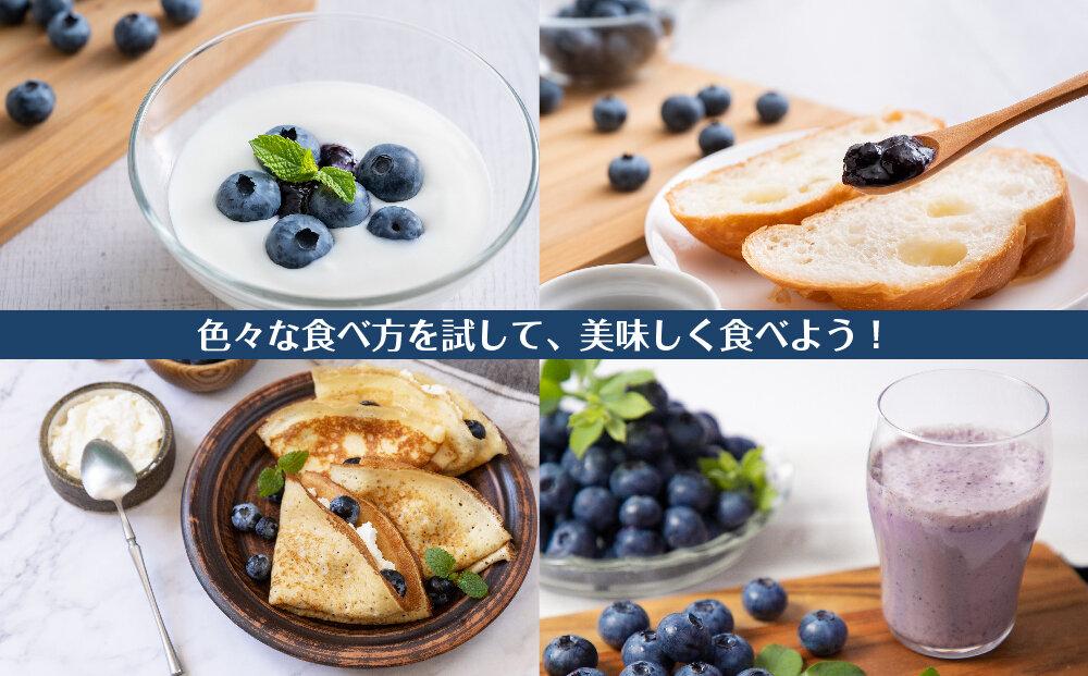 【摘みたてフレッシュ】一粒一粒ていねいに摘み取ったブルーベリーを生のままお届け　900g(150g×6パック）