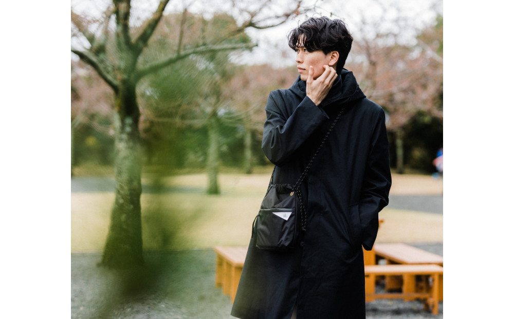 巾着型でも片手で開けれる　Enjyu 2　Super water repellent