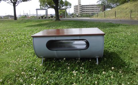 ドラム缶リメイク品　テーブル