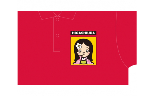 ポロシャツ おだいちゃん (レッド) ゆるキャラ