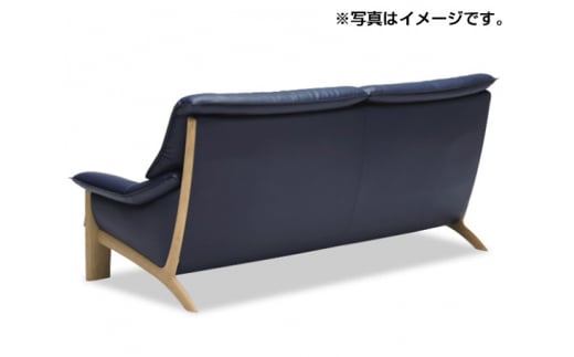 【カリモク家具】 本革張りソファ B【ZU4903】