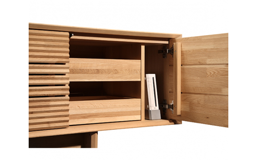 【カリモク家具】 TVボードB【QT6017】