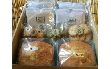 【お歳暮 外熨斗対応可能】平飼い有精卵を贅沢に使ったパウンドケーキとクッキー、コーヒーセット