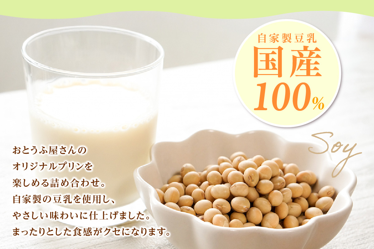 おとうふ屋さんの濃厚プリン【プレーン】計24個（2連パック×12個）│プリン 豆乳 豆腐 とうふ おやつ デザート スイーツ なめらか ぷるぷる 大豆 ソイ 国産大豆 おとうふ工房いしかわ