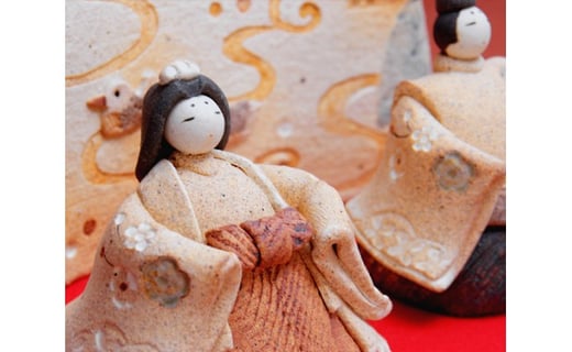 春水おしどり｜雛人形 雛祭り 陶芸 置物 愛知県