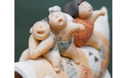 空から｜こいのぼり 子供の日 陶芸 置物 愛知県