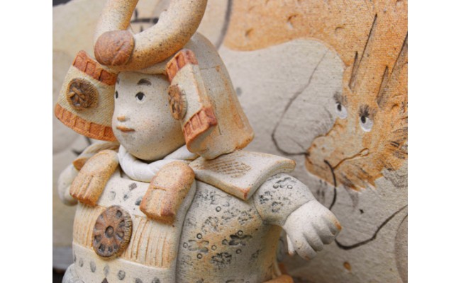 武者大｜陶芸 置物 愛知県