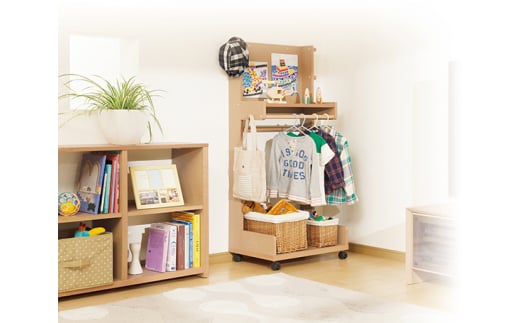 【カリモク家具】 ハンガーラック【AT5511】