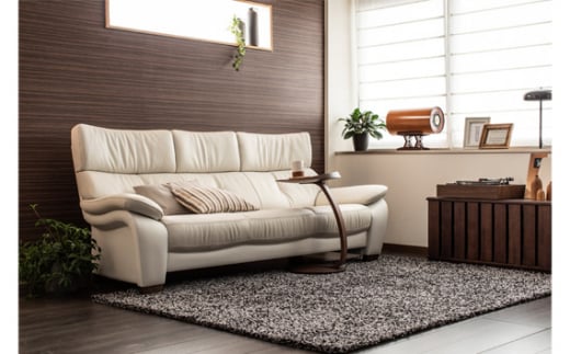 【カリモク家具】 本革張りソファ J【ZW7303】