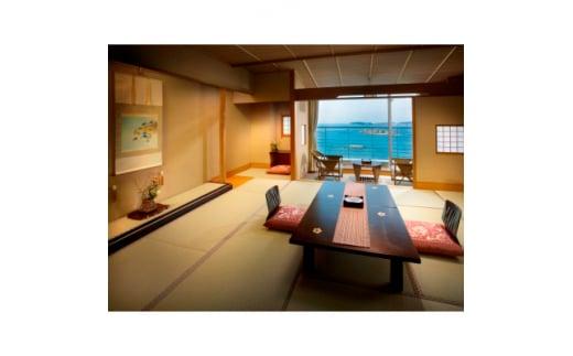 日間賀島いすず館　海鮮会席ペア宿泊券