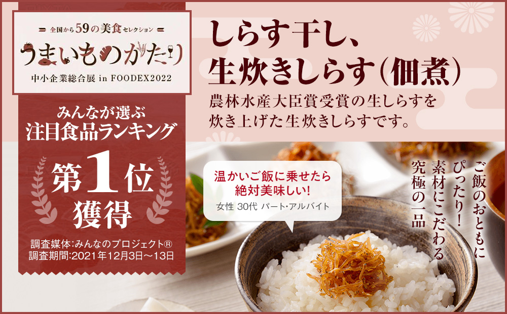 しらす 訳あり 400g(200g×2P) 小分け しらす干し シラス ごはん おかず チャーハン パスタ 料理 大きめ ランキング こだわり 鮮度 天塩 マル伊商店 愛知県 南知多町