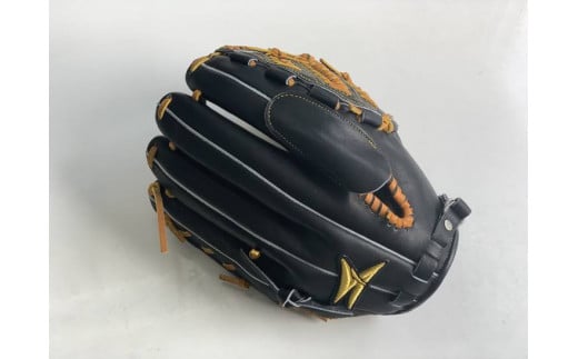 SAEKI　野球グローブ 【硬式・品番112】【ブラック】【Rオレンジ】【クリーム】