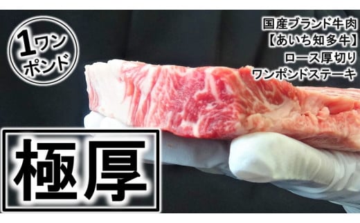 デカっ!ブランド牛ロース【ワンポンドステーキ】シェアして食べよう!!◇ ※北海道・沖縄・離島の方は量が異なりますので、下記内容量欄で確認してください。