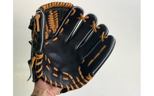 SAEKI　野球グローブ 【軟式・品番150】【ブラック】【Rオレンジ】【クリーム】