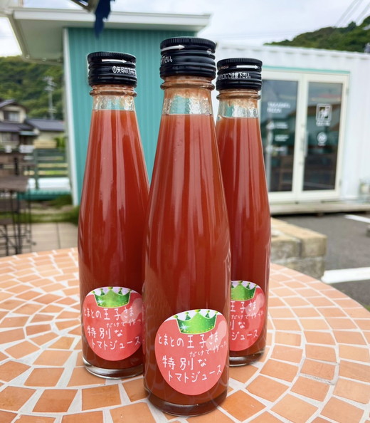 小鈴ファーム オリジナルトマト とまとの王子さまだけで作った特別な トマトジュース 200ml×3本 ｜食塩無添加 無塩 無添加 完熟トマト ストレートジュース 100％果汁 高糖度 愛知県 美浜町