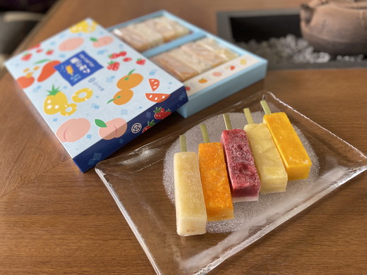 フルーツたっぷり 葛ごおり 10本パック 3セット｜和菓子 スイーツ 和スイーツ デザート 苺みるく いちご 苺 いちごみるく みかん マンゴー もも 桃 パイナップル アイス 夏 お菓子 おやつ 贈答品 ギフト プレゼント お取り寄せ グルメ 手土産 おすすめ 人気 季節限定 愛知県 美浜町 飴文 大砲巻 葛ごおり※北海道・沖縄・離島への配送不可※2025年6月上旬～8月下旬頃に順次発送予定