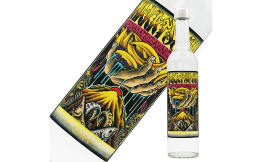 中津ジン 知多バナナ 500ml 1本 | 酒 お酒 バナナ酒 スピリッツ クラフトジン 蒸留酒 国産 カクテル バナナ ソーダ割り NAKATSU GIN アルコール ロック ソーダ ジントニック ギフト お試し 晩酌 愛知県 美浜町 ※2026年5月上旬～9月下旬頃に順次発送予定