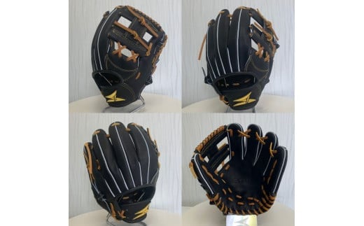 SAEKI　野球グローブ　【軟式・ショート用】【ブラック】