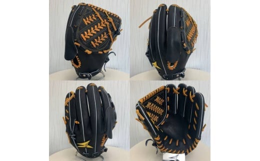 SAEKI　野球グローブ 【軟式・品番112】【ブラック】【Rオレンジ】【クリーム】