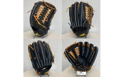 SAEKI　野球グローブ 【軟式・品番176】【ブラック】【Rオレンジ】【クリーム】
